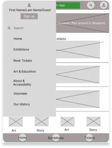 Lo-Fi App Menu Expanded