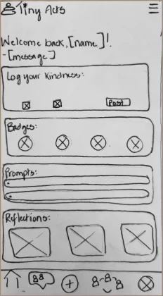 Wireframe App Homepage